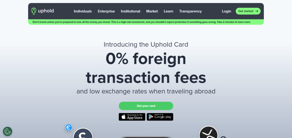 Uphold Best Spanish Crypto Exchanges In 2025