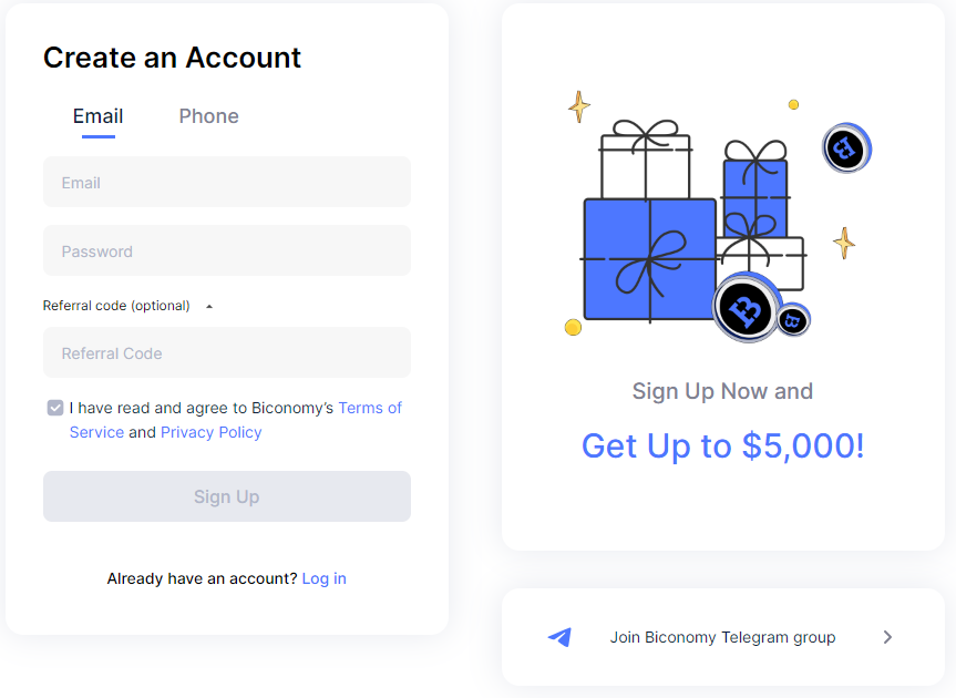 Create an Account