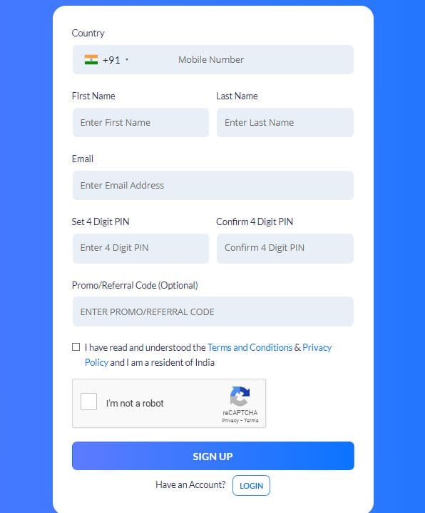 Register to Create an Account
