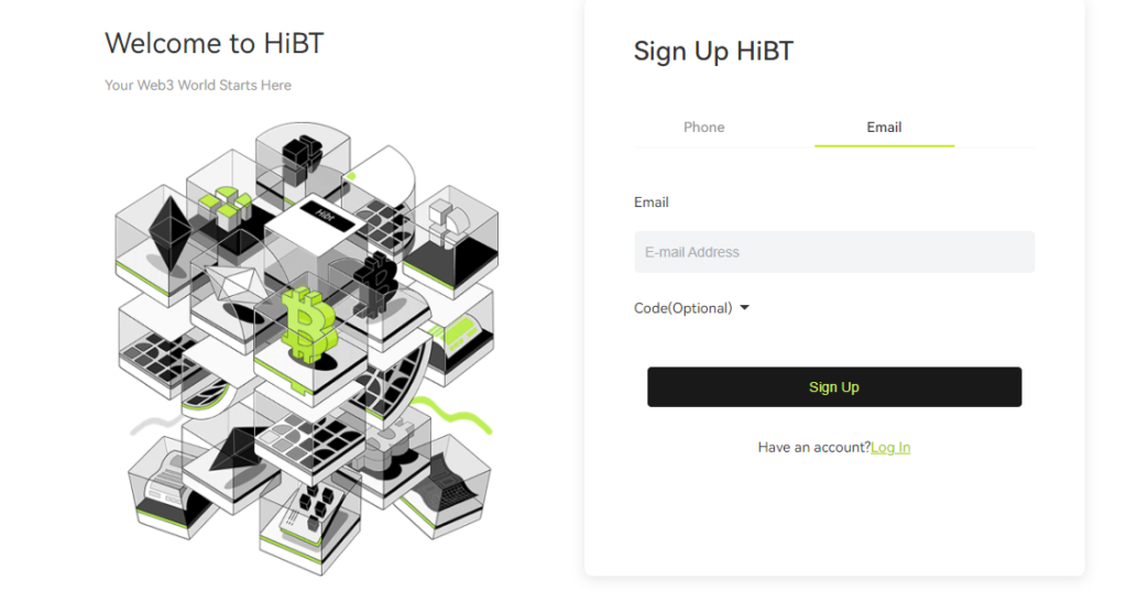 How to Start Trading on HIBT Signing Up
