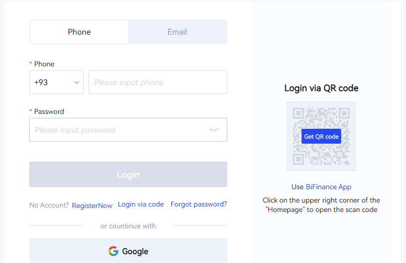 How to Start Trading on Bifinance Open a New Account
