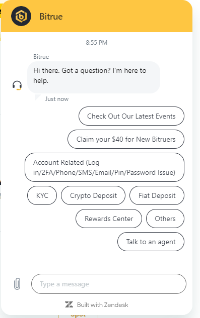 Bitrue Customer Support