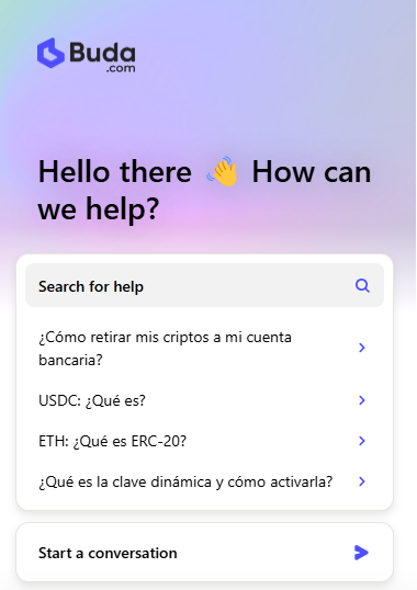 Buda Customer Support
