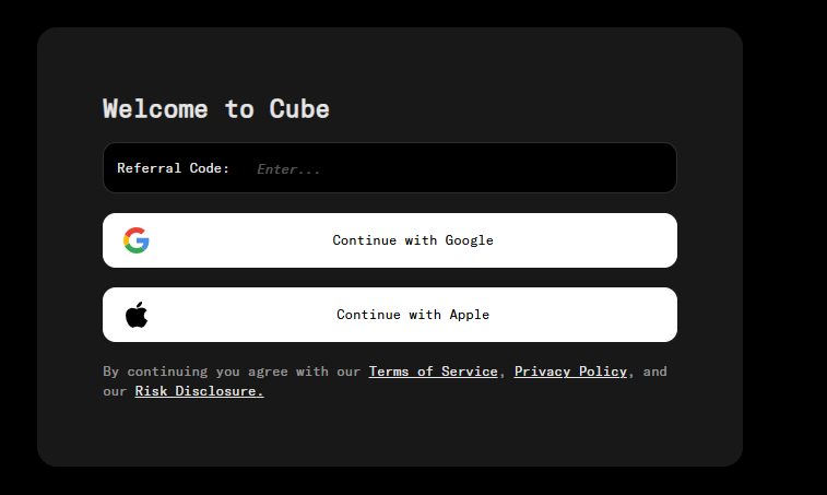How to Start Trading on Cube