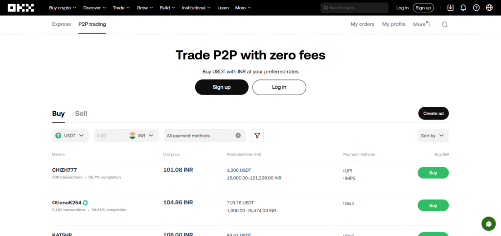 OKX P2P