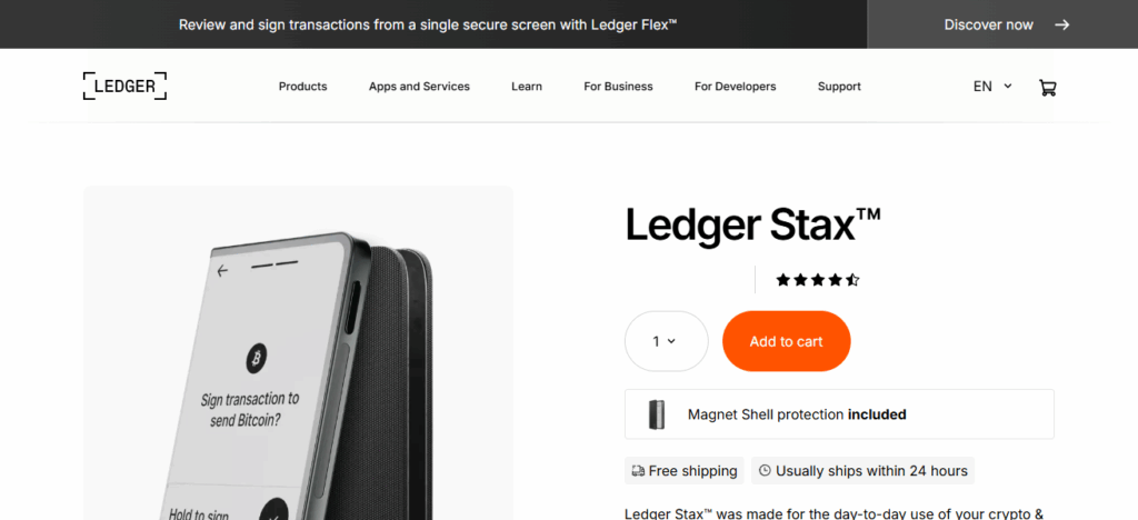 Ledger Stax