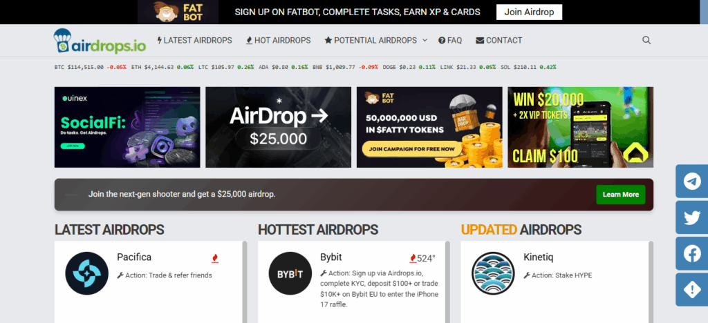 Airdrops