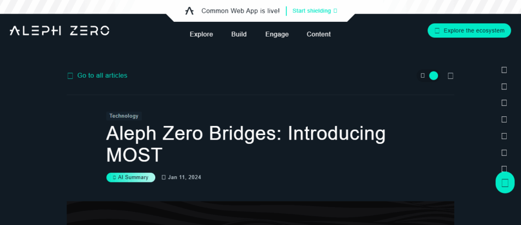 Aleph Zero Bridge