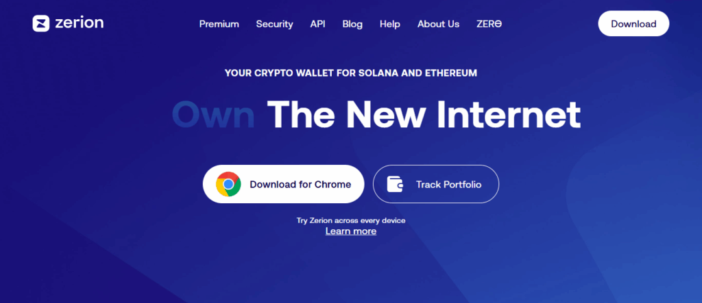 2. Zerion Wallet