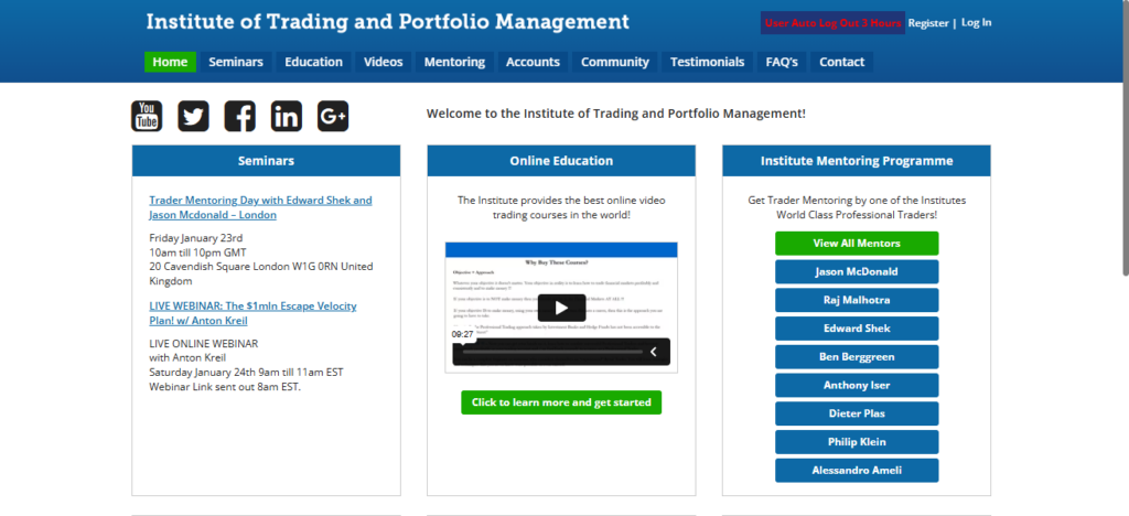 Institute of Trading