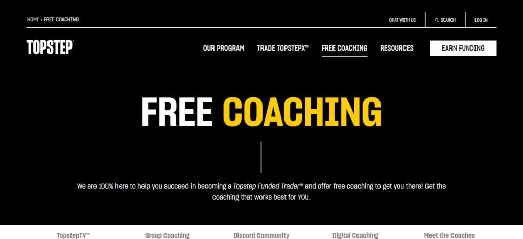 Topstep Trader Coaching