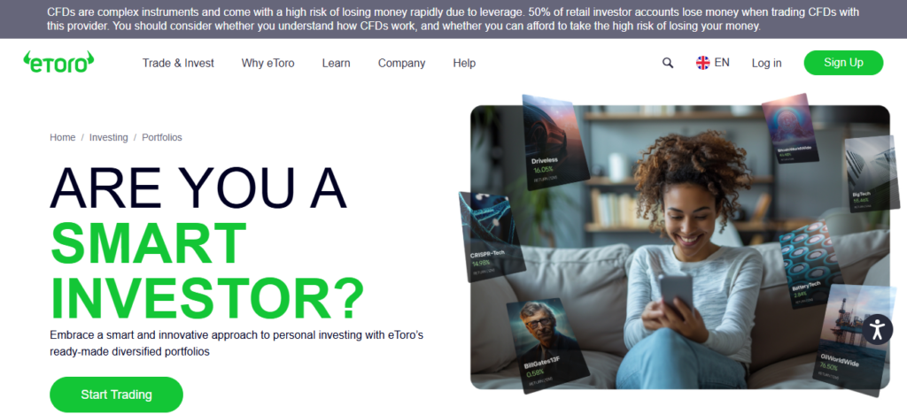 eToro Smart Portfolios