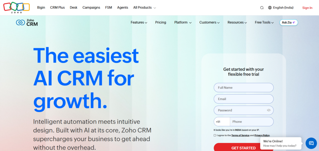 Zoho CRM