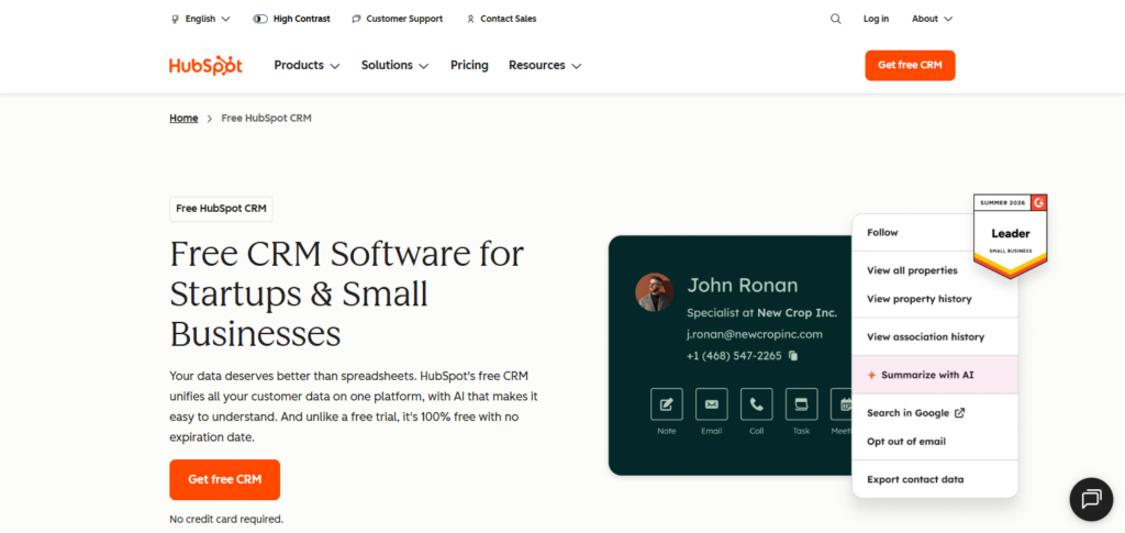 HubSpot CRM