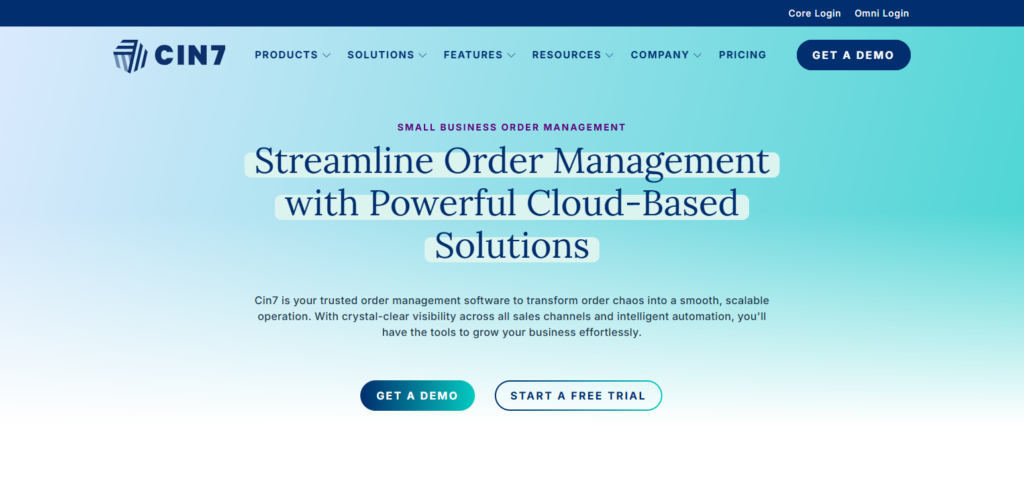 Cin7 Order Management