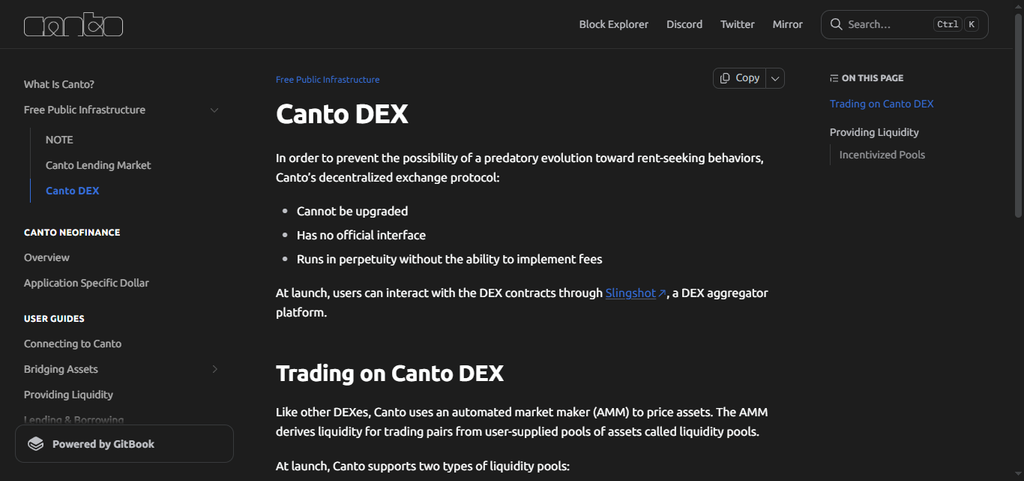  Canto DEX