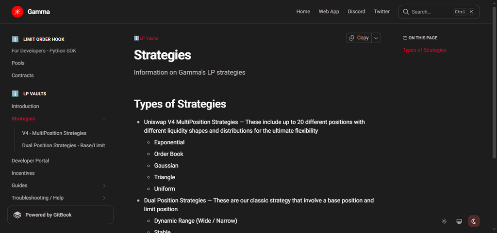 Gamma Strategies