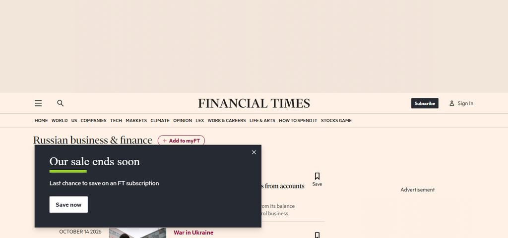 Russian Finance