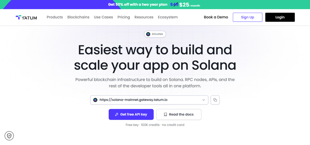 Tatum Solana API