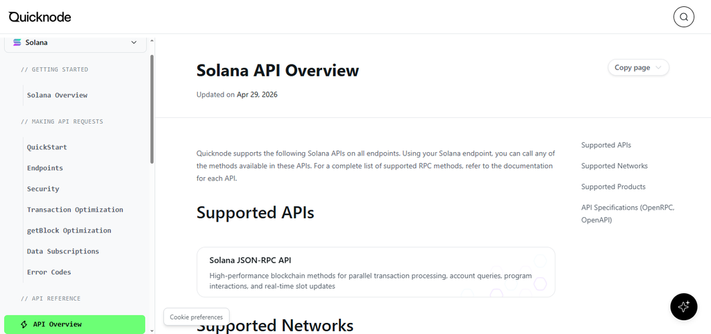 QuickNode Solana API