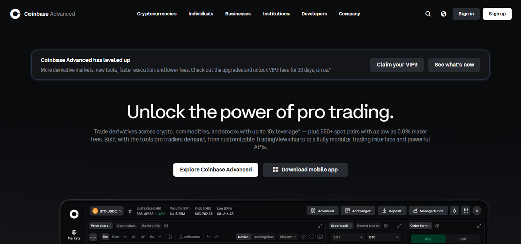 Coinbase Advanced